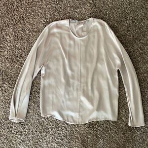 Vince Shimmer Cream Top